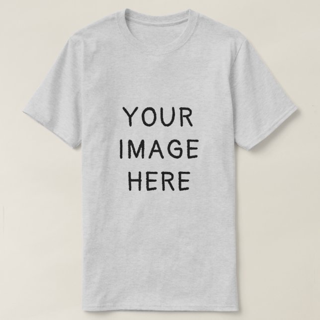Camiseta Sua Imagem Aqui - Foto Personalizada (Frente do Design)