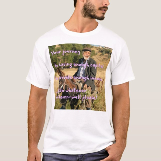Camiseta Sua jornada (Frente)