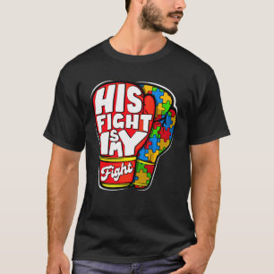 Camiseta Sua Luta Autismo Minha Luta Mês de Conscientização