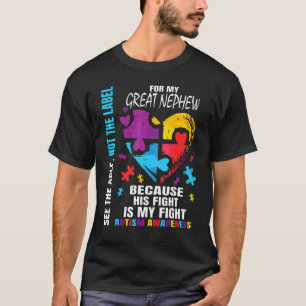 Camiseta Sua Luta Azul Grande Sobrinho Autismo Conscientiza