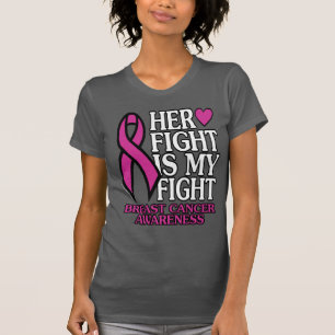 Camiseta Sua Luta... Cancer Da Mama.