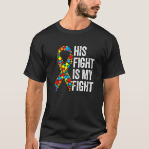 Camiseta Sua Luta Contra A Minha Luta Contra O Autismo Fita