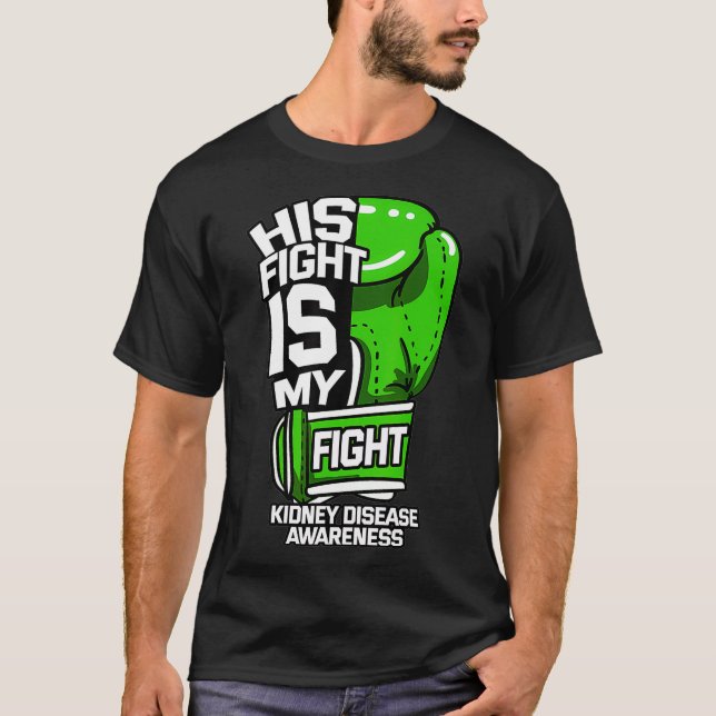 Camiseta Sua Luta É A Minha Luta Contra A Doença Renal (Frente)