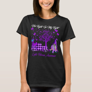 Camiseta Sua Luta É A Minha Luta Contra A Fibrose Cística S