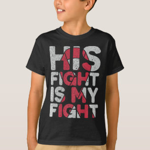Camiseta Sua Luta é a Minha Luta Contra O Aneurismo Cerebra