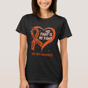 Camiseta Sua Luta É A Minha Luta Coração De Fita De Fita De