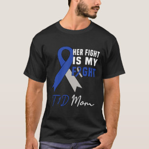 Camiseta Sua Luta É A Minha Luta T1d Mãe Diabetes Consciênc