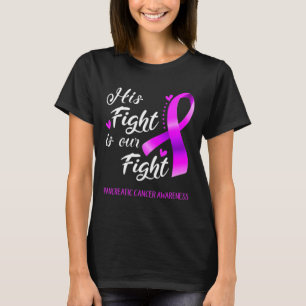 Camiseta Sua Luta É A Nossa Consciência Do Câncer de pâncre
