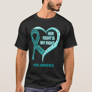 Camiseta Sua Luta É Meu Coração De Fita De Sensibilização P