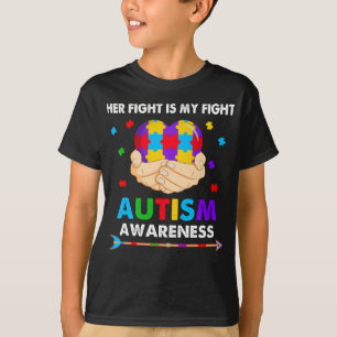Camiseta Sua Luta é Minha Consciência do Autismo - Aut do C