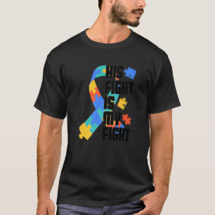 Camiseta Sua Luta É Minha Luta Autismo Quebra-Cabeça Consci