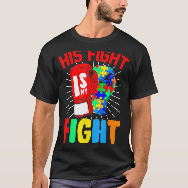 Camiseta Sua Luta É Minha Luta Caixa de Puzzle de Conscient (Frente)