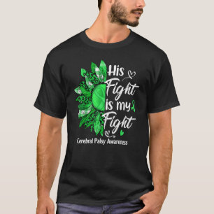 Camiseta Sua Luta É Minha Luta Com O Cerebral De Girassol P