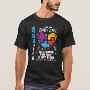 Camiseta Sua Luta É Minha Luta Com O Menino Azul Filho Auti