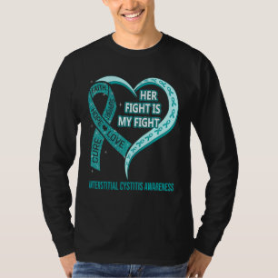Camiseta Sua Luta É Minha Luta Conscientização da Cistite I