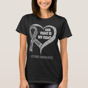 Camiseta Sua Luta É Minha Luta Contra A Consciência Da Asma
