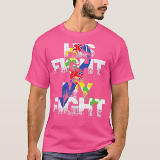 Camiseta Sua luta é minha luta contra a consciência e o apo