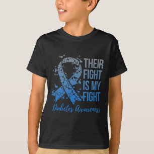 Camiseta Sua Luta É Minha Luta Contra A Diabetes A