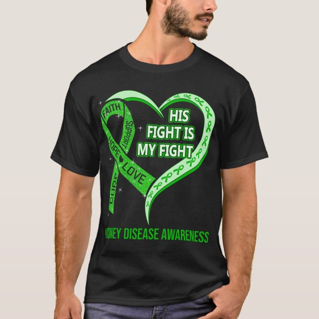 Camiseta Sua Luta É Minha Luta Contra A Doença Renal Sensib (Frente)