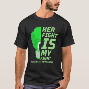 Camiseta Sua Luta É Minha Luta Contra A Escoliose Scoli Ver