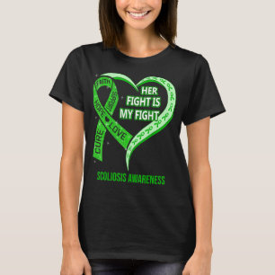 Camiseta Sua Luta É Minha Luta Contra A Escoliose Sensibili