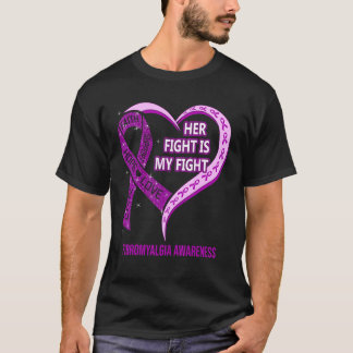 Camiseta Sua Luta É Minha Luta Contra A Fibromialgia Sensib