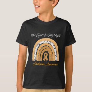 Camiseta Sua Luta é Minha Luta Contra a Leucemia Consciênci
