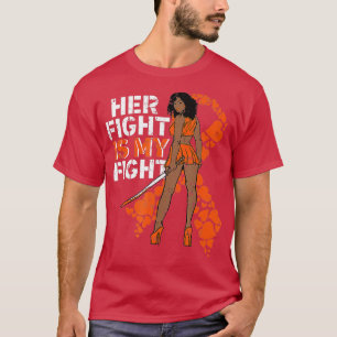 Camiseta Sua Luta É Minha Luta Contra A Leucemia Melanin Wa