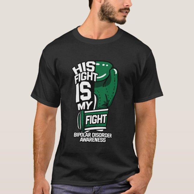 Camiseta Sua Luta É Minha Luta Contra A Perturbação Bipolar (Frente)