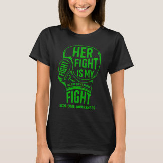 Camiseta Sua Luta É Minha Luta Contra A Scoliose Sensibiliz