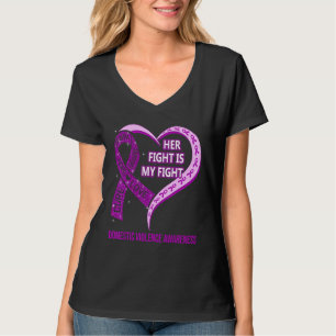 Camiseta Sua Luta É Minha Luta Contra A Violência Doméstica