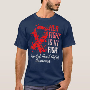 Camiseta Sua Luta É Minha Luta Contra Defeito Cardíaco Co