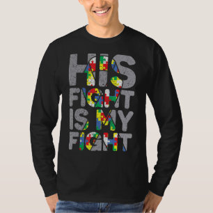 Camiseta Sua Luta É Minha Luta Contra O Autismo Mês De Cons