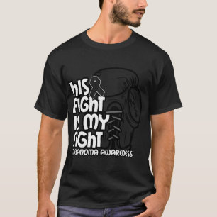 Camiseta Sua Luta É Minha Luta Contra O Cancer Melanoma Awa