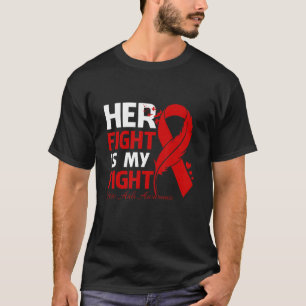 Camiseta Sua Luta É Minha Luta Contra O Vih Aids Sensibiliz