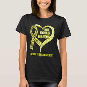 Camiseta Sua Luta É Minha Luta Fita de Conscientização da E