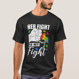 Camiseta Sua Luta É Minha Luta Fita de Conscientização do A