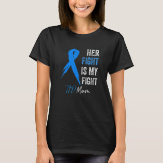 Camiseta Sua Luta É Minha Luta Mãe T1D Conscientização do D