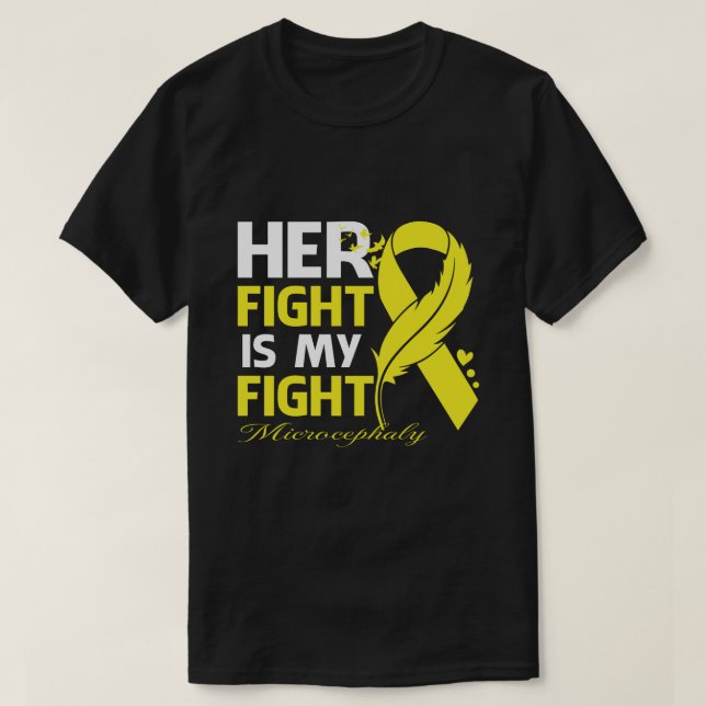 Camiseta Sua Luta É Minha Pena MICROCEFALSA (Frente do Design)