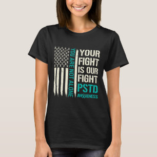 Camiseta Sua Luta É Nossa Luta - Sensibilização Ptsd