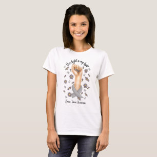 Camiseta Sua Luta É O Meu Apoio Ao Tumor Do Cérebro
