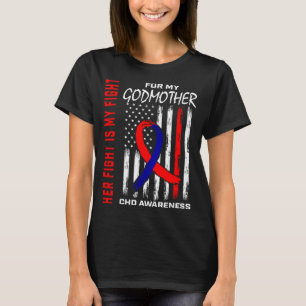 Camiseta Sua Luta Madrinha Conscientização Chd Bandeira Ame