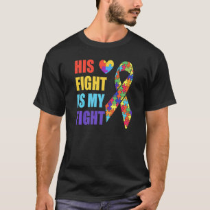 Camiseta Sua Luta Minha Luta Conscientização do Autismo Amo
