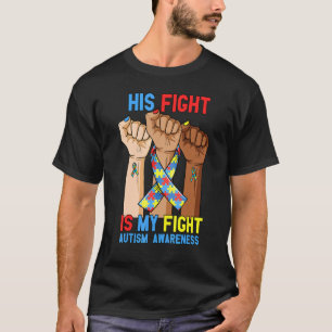 Camiseta Sua Luta Minha Luta Conscientização do Autismo Lev