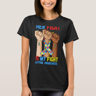 Camiseta Sua Luta Minha Luta Conscientização do Autismo Lev