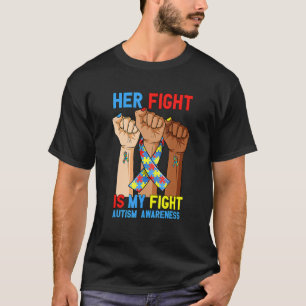 Camiseta Sua Luta Minha Luta Conscientização do Autismo Lev
