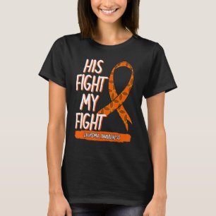 Camiseta Sua Luta Minha Luta Conscientização sobre Leucemia