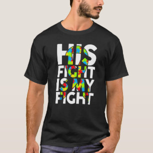Camiseta Sua Luta Minha Luta Fita Puzzle Conscientização do
