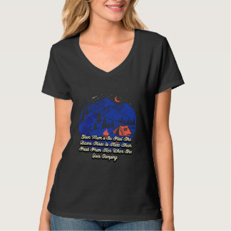 Camiseta Sua Mãe É Tão Rápida Camping Mãe Barraca Mãe Diver