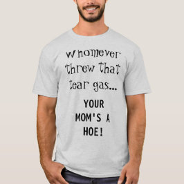 Camiseta sua mãe é uma enxada